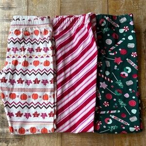 NWT/NWOT Children’s Place holiday leggings size M(7/8)